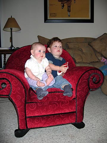sharing the chair